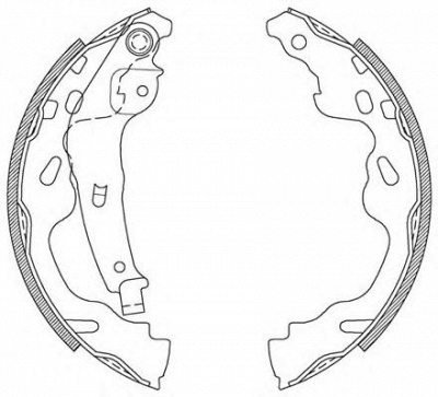 OPEN PARTS bsa210400 -  Комплект тормозных колодок